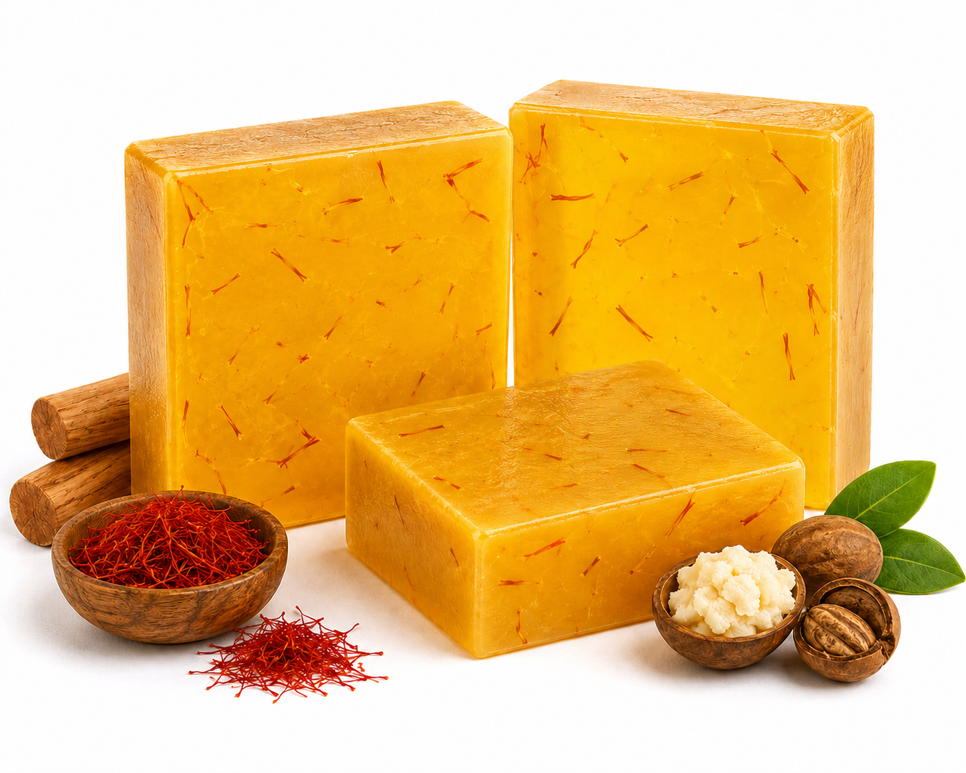 Sandalwood & Saffron Soap with Shea Butter Sandalwood & Saffron Soap with Shea Butter